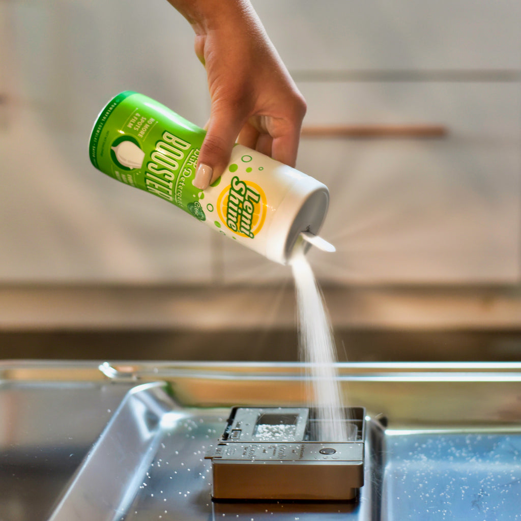 Dishwasher Detergent Booster, Natural Fresh Lemon Scent, 24oz